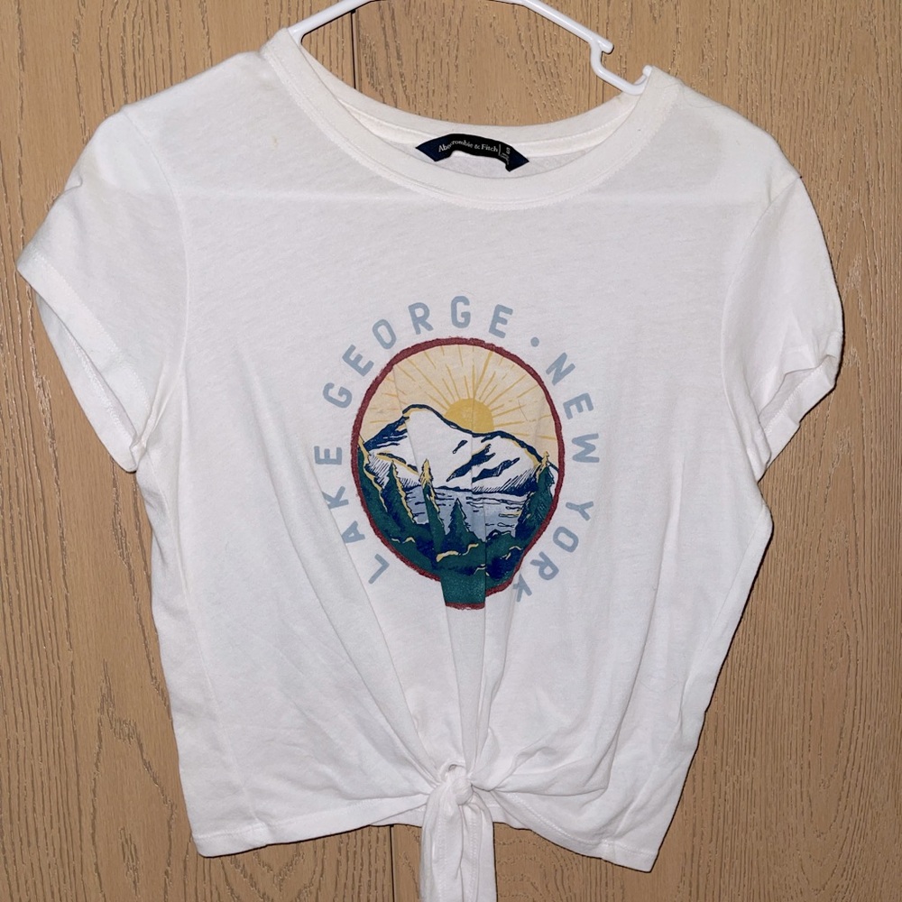 Abercrombie&Fitch Classic White Tie Shirt